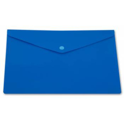 Папка-конверт на кнопке, А4, 150мкм, пластик, непрозрачная фиолетовый, BURO