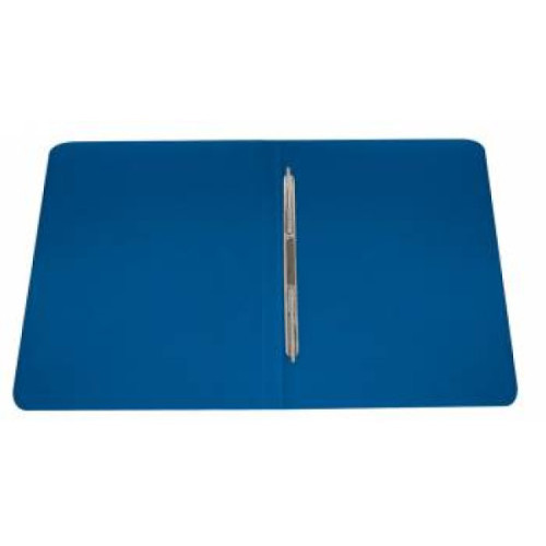 Папка-скоросшиватель пружинный, А4+, 500мкм, 17 мм,  пластик, синий PROOFFICE