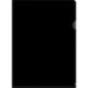 Папка-уголок Бюрократ DeLuxe DLCBLCK A4 пластик 0.18мм черный