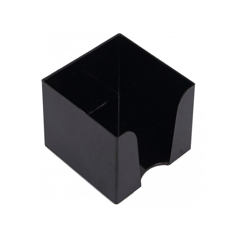 Бокс для бумажного блока, 9х9х5 см, черная
