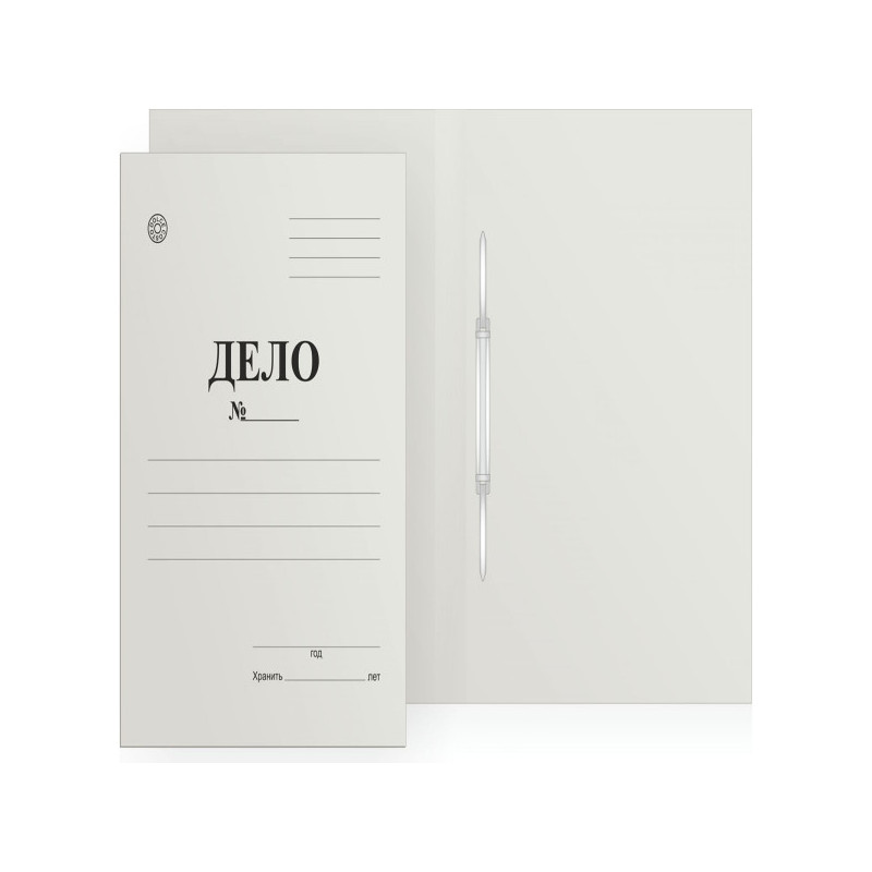 Скоросшиватель Дело белый DOLCE COSTO, 360 г/м2, немелованный картон