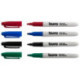 Набор маркеров для досок 4шт,пулевидный,2.5мм, 4цв (син,крас,зел,черн)Buro