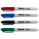 Набор маркеров для досок 4шт,пулевидный,2.5мм, 4цв (син,крас,зел,черн)Buro