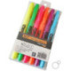 Набор текстовыделителей, 6цв неоновых,скошенный наконечникWORKMATE U-Save