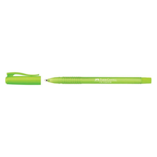 Ручка шариковая Faber-Castell "CX5", салатовая, 0,5мм