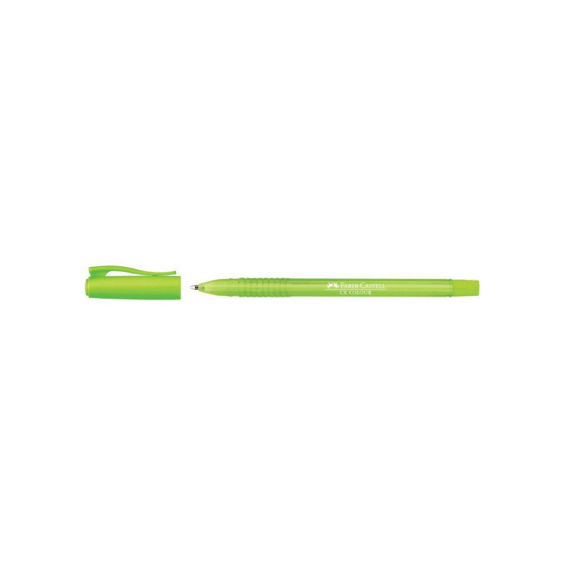 Ручка шариковая Faber-Castell "CX5", салатовая, 0,5мм