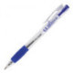 Ручка шариковая автоматическая с грипом STAFF, СИНЯЯ, линия 0,35 мм, BPR116