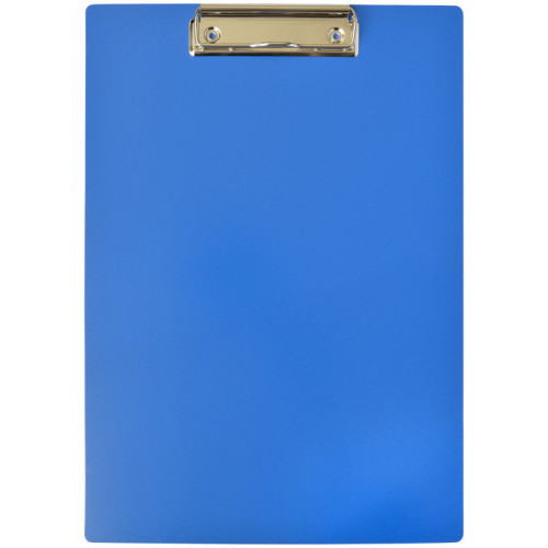 Папка-планшет с зажимом OfficeSpace А4, пластик, синий