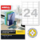 Самоклеящиеся этикетки Office Label 64,6х33,8 мм /24 шт. на листе А4 (100 л)