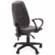 Кресло для оператора EChair-318 AL серое ткань/пластик
