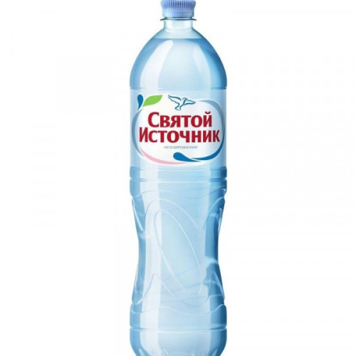 Вода питьевая Святой Источник 1,5 литра негазированная 6 штук в упаковке