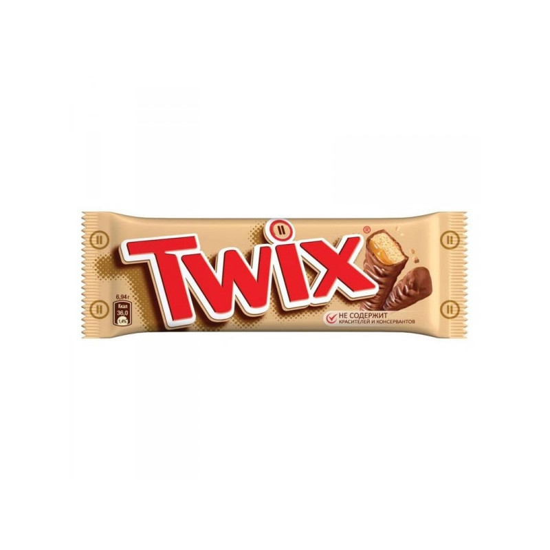 Шоколадный батончик Twix 55 грамм