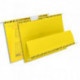 Подвесная папка Bantex А4 до 250 листов желтая 25 штук в упаковке