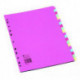 Разделитель листов 1-20 цветной картонный REXEL 75699