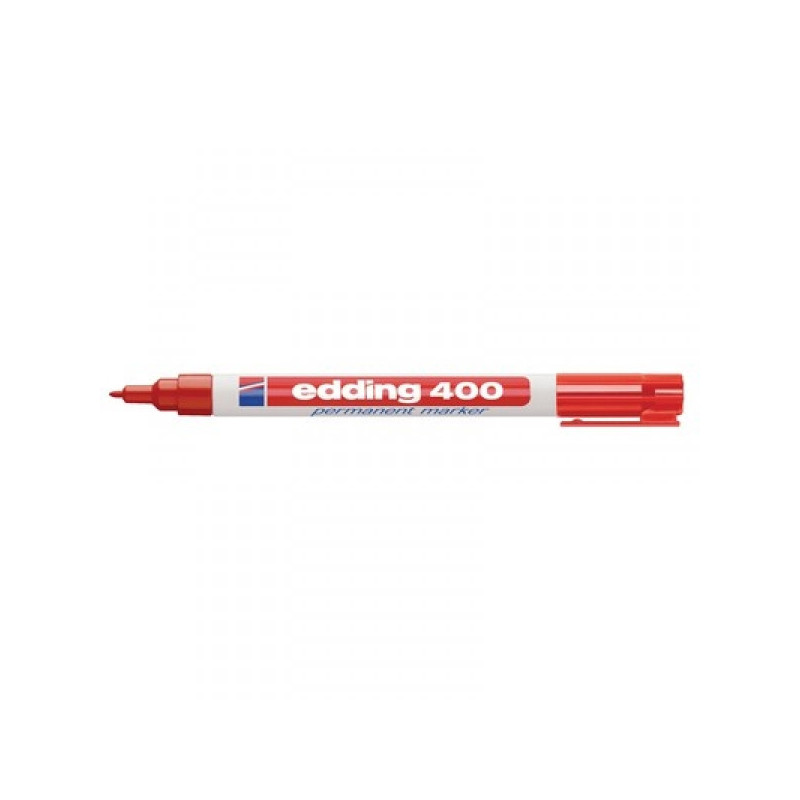 Маркер перманентный EDDING E-400 красный 1 мм круглый наконечник
