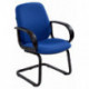 Кресло Бюрократ CH-808-LOW-V/BLUE низкая спинка синий 15-10
