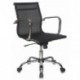 Кресло руководителя Бюрократ CH-993-LOW/M01 низкая спинка черный M01 сетка крестовина хром