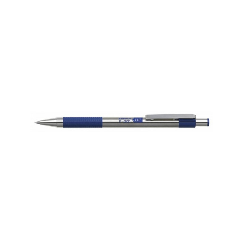 Ручка шариковая автоматическая Zebra F-301 0.7 мм синяя