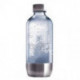 Бутылка SodaStream Metal Steel пластиковая с металлическим основанием и крышкой 1 литр