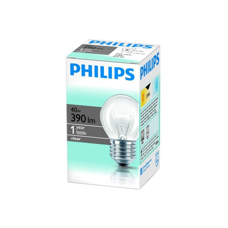 Лампа накаливания Philips 40 Вт цоколь E27 белый свет