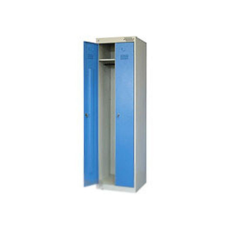 Металлический шкаф для одежды ШРЭК-22-500 500х490х1850 мм 2 отделения