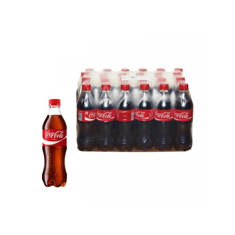 Напиток Coca-Cola газированный 0.5 литра 24 штуки в упаковке