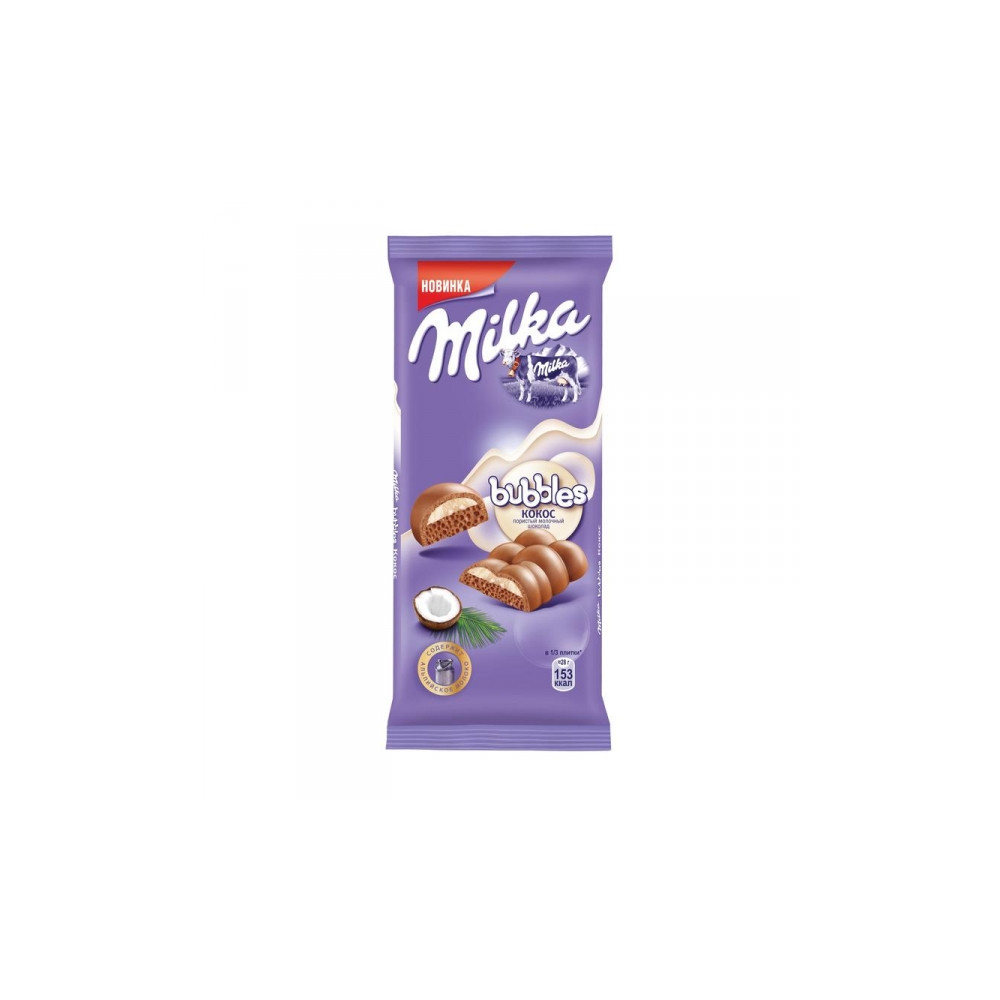 Штрих код milka bubbles шоколад мол пористый 80г крафт фуд