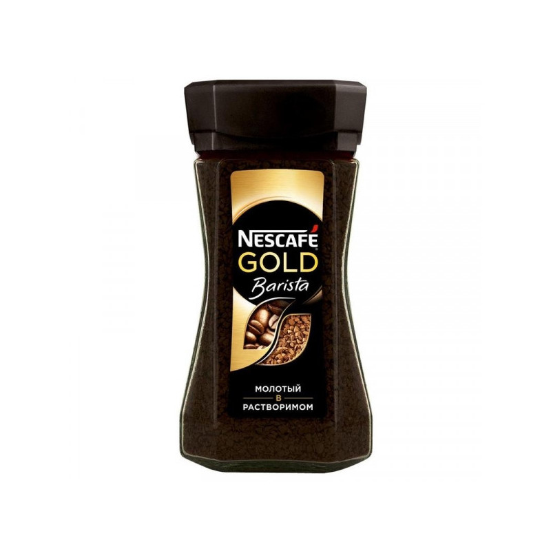 Кофе растворимый Nescafe Gold Barista Style 85 грамм (стекло)