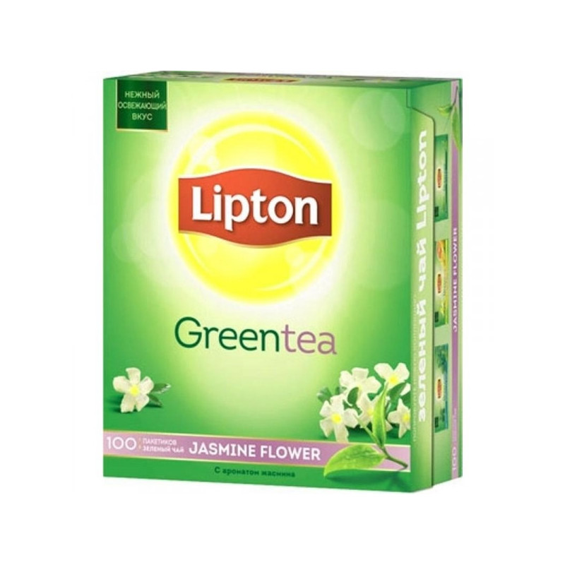 Чай Lipton Jasmine Flower зеленый 100 пакетиков