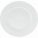 Тарелка обеденная Wilmax фарфоровая белая 25.5 см
