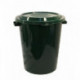 Бак для мусора 90 литров пластик зеленый