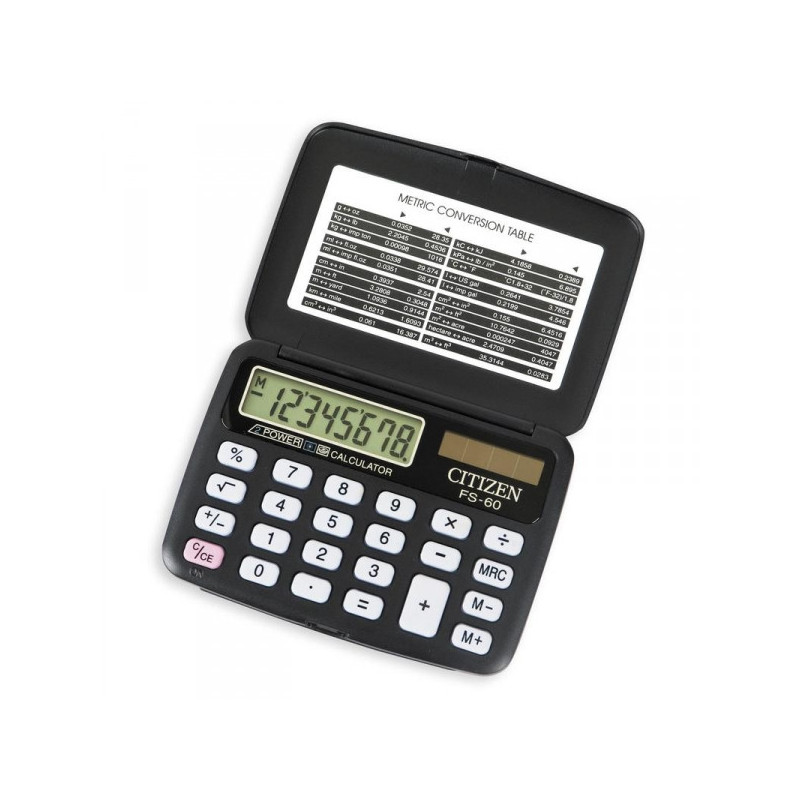 Калькулятор карманный Citizen FS-60BKII 8-разрядный