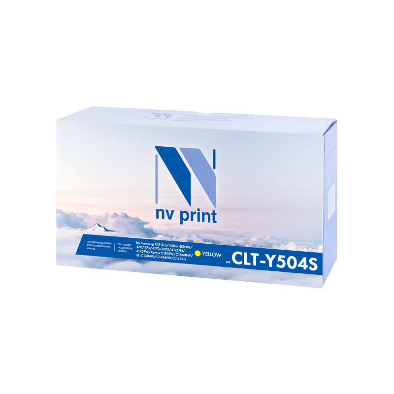 Картридж NV Print совместимый Samsung CLT-Y504S Yellow  (1800k)