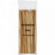 Набор шампуров из бамбука длиной 20 см по 100 штук в упаковке