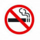 Знак безопасности P01 Запрещается курить (плёнка, 200х200) упаковка 10 штук