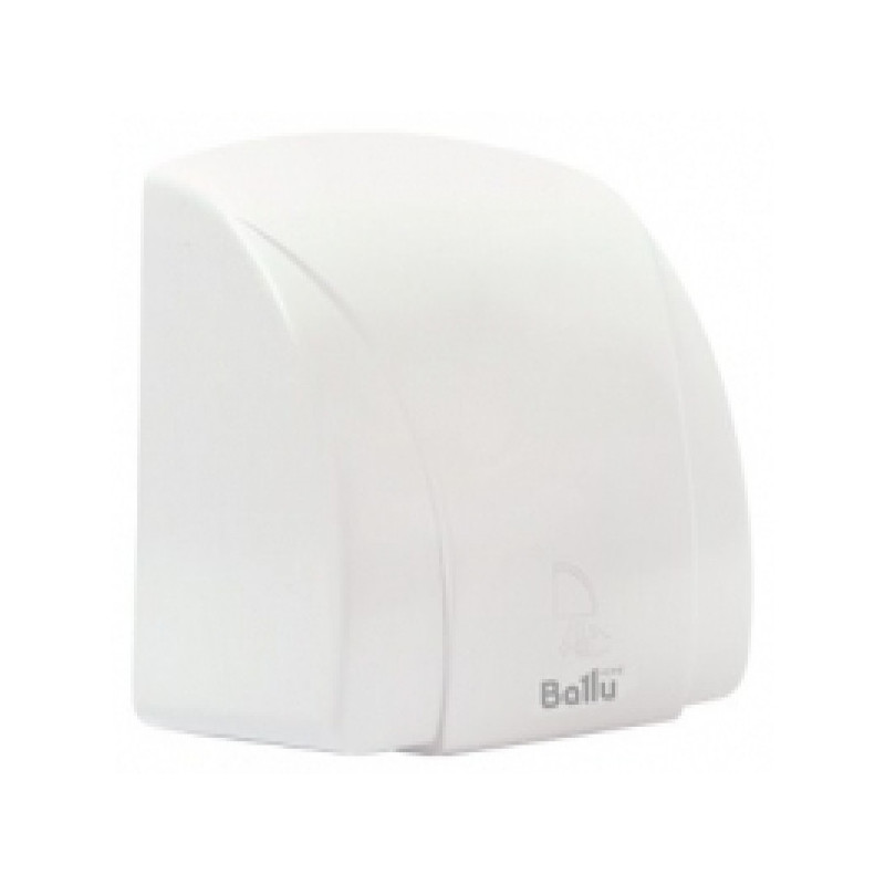 Сушилка для рук электрическая BALLU BAHD-1800, 1800 Вт, время сушки 25 секунд, металл, антивандальная, белая