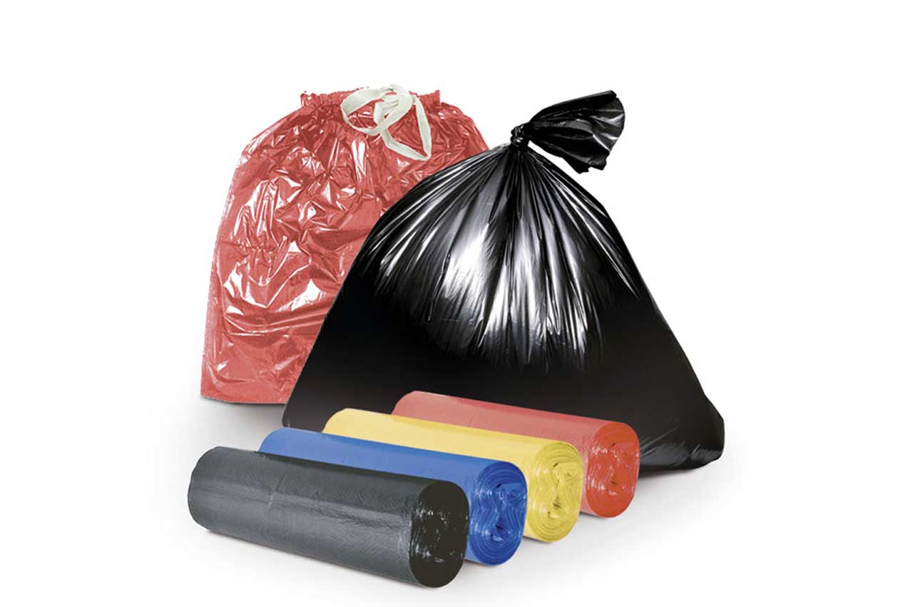 мешки для мусора с завязками